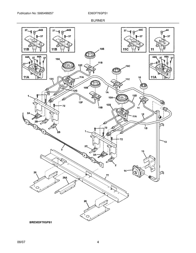 Diagram for E36DF76GPS1