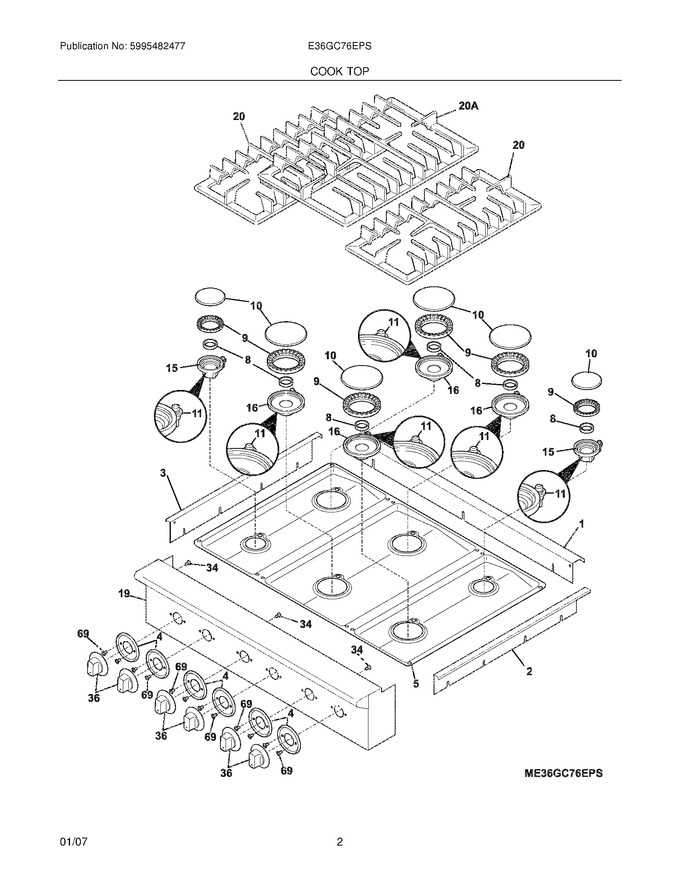 Diagram for E36GC76EPS