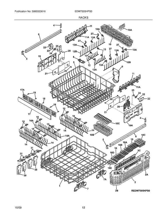 Diagram for EDW7505HPS0