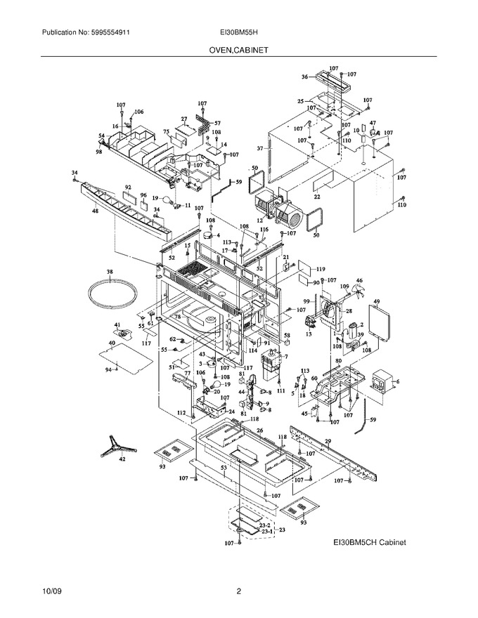 Diagram for EI30BM55HSB