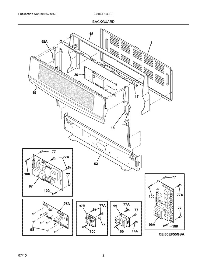 Diagram for EI30EF55GSF