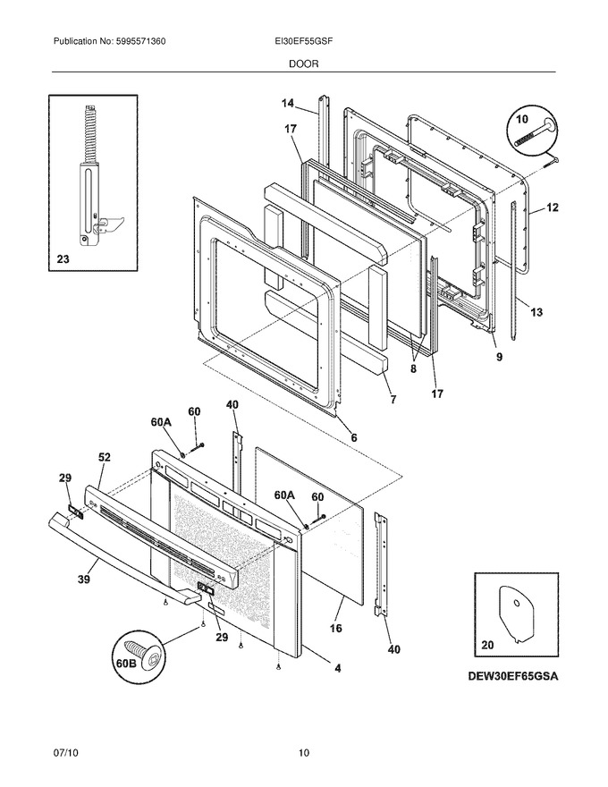 Diagram for EI30EF55GSF