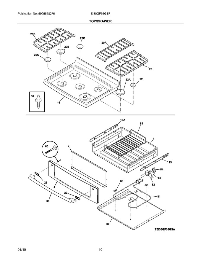 Diagram for EI30GF55GSF