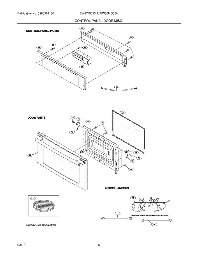 Diagram for EW30MO55HSA