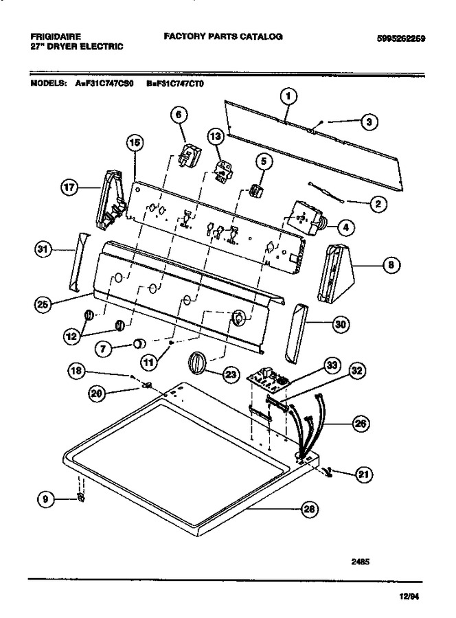 Diagram for F31C747CS0