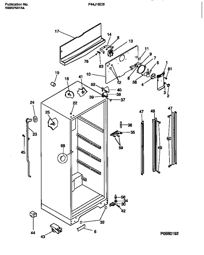 Diagram for F44J18CBW0