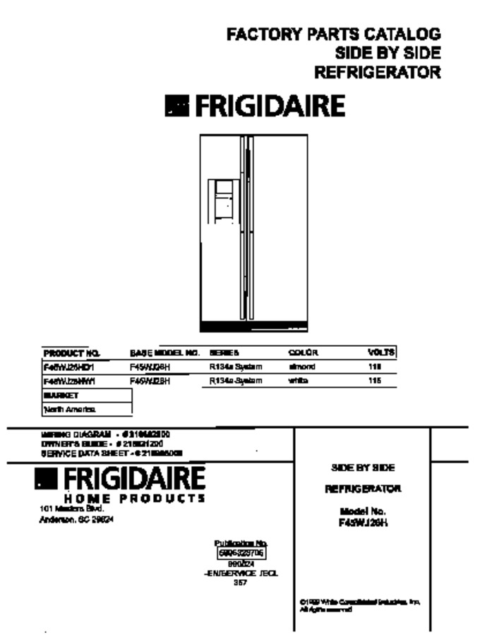 Diagram for F45WJ26HD1