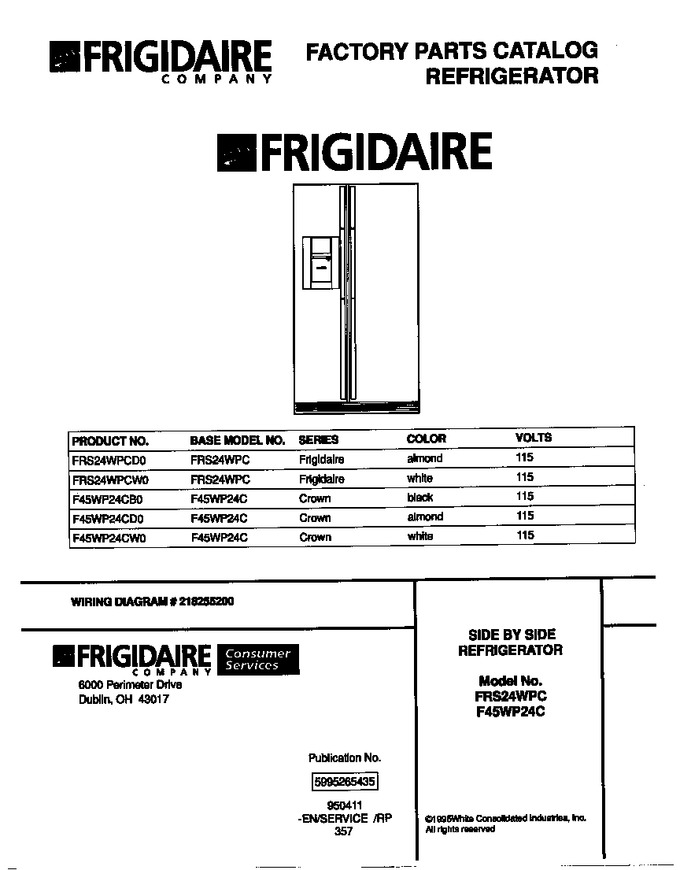 Diagram for FRS24WPCD0