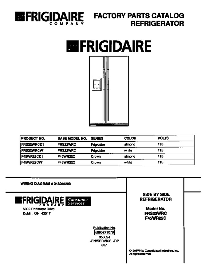 Diagram for F45WR22CD1