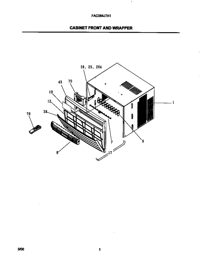 Diagram for FAC084J7A1