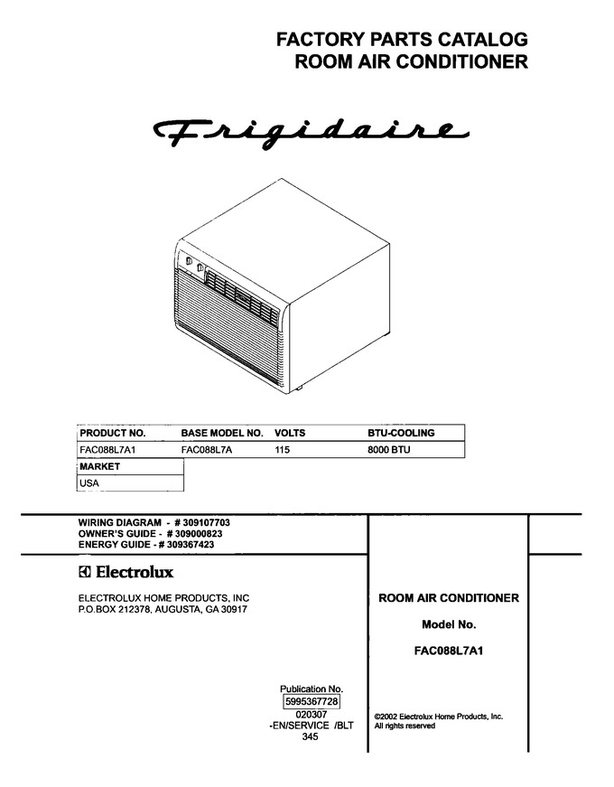 Diagram for FAC088L7A1