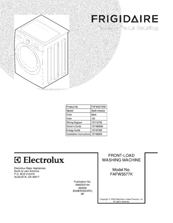 Diagram for FAFW3577KB1