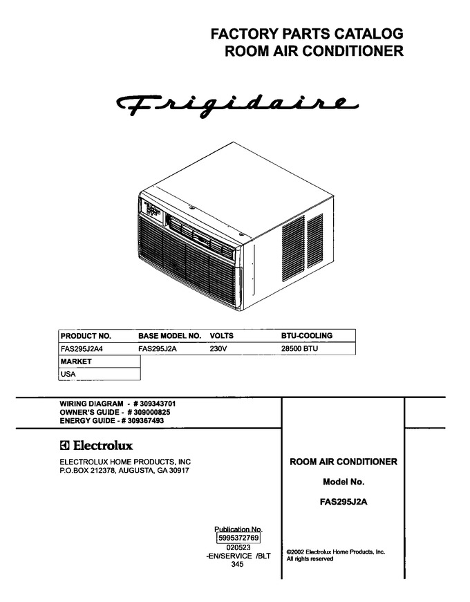 Diagram for FAS295J2A4