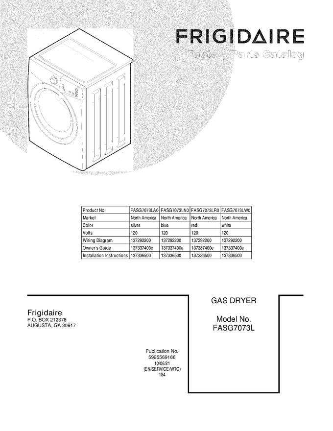 Diagram for FASG7073LN0