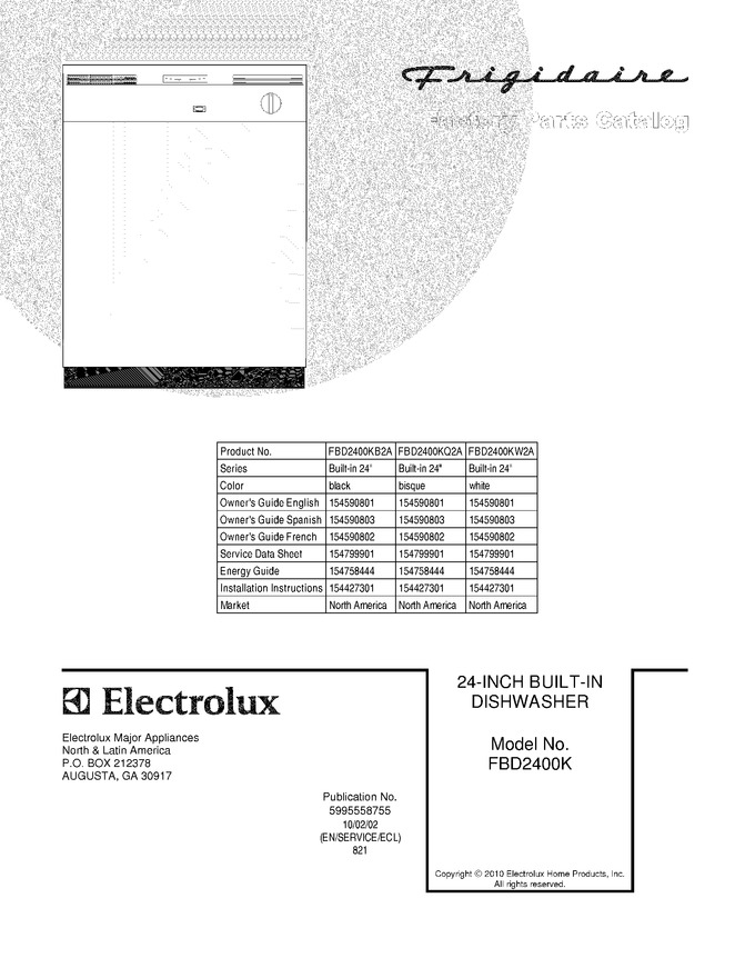 Diagram for FBD2400KW2A