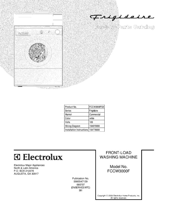 Diagram for FCCW3000FS3