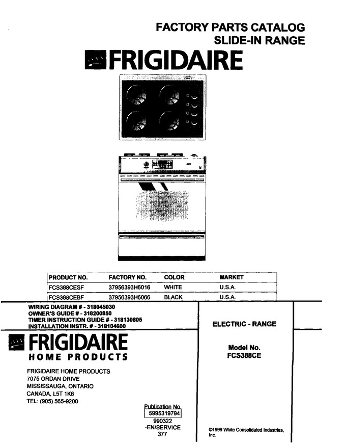 Diagram for FCS388CESF