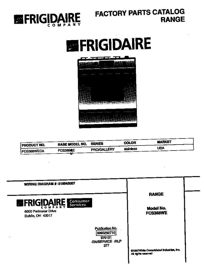 Diagram for FCS388WECA