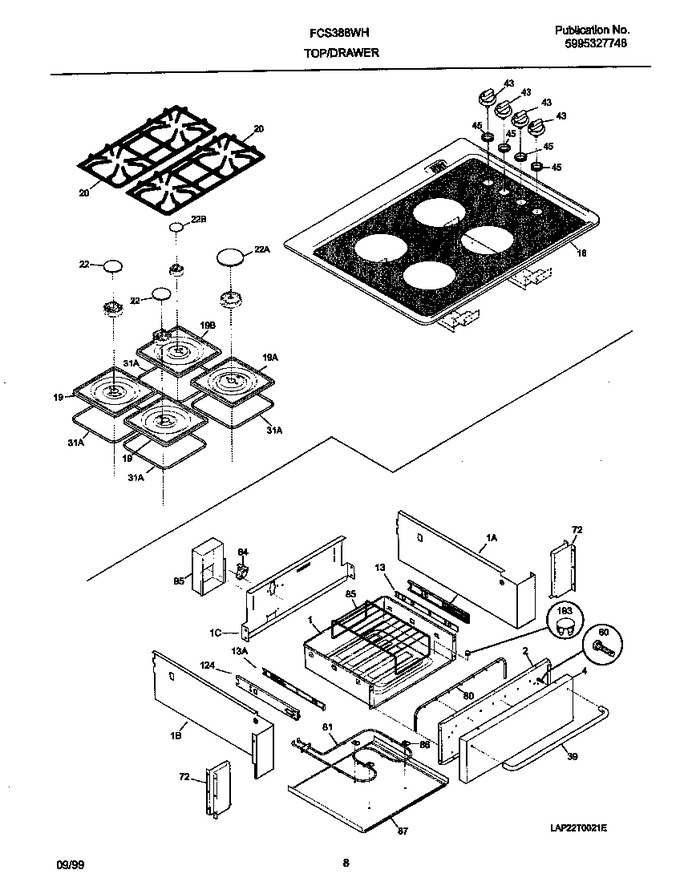 Diagram for FCS388WHCB