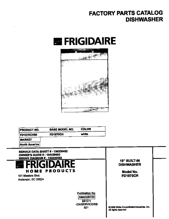 Diagram for FD1870CHS0