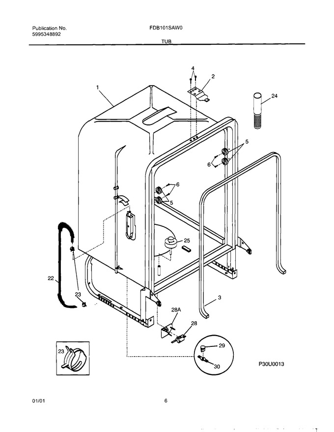 Diagram for FDB101SAW0