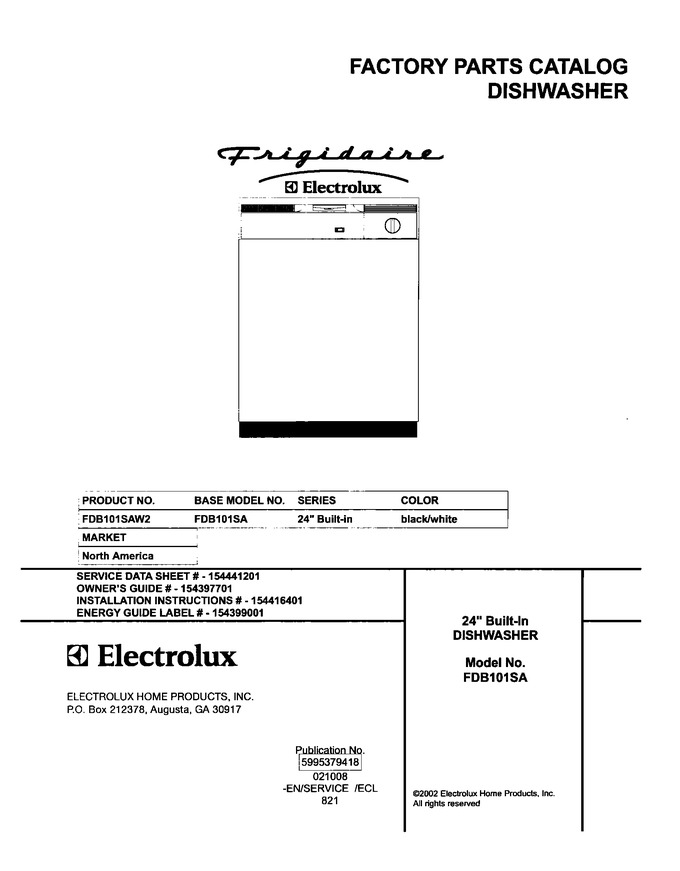 Diagram for FDB101SAW2