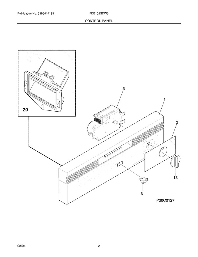 Diagram for FDB102SDW0