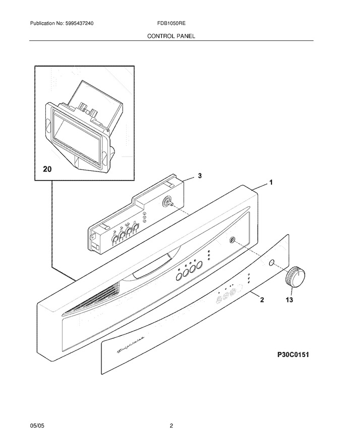 Diagram for FDB1050REC0