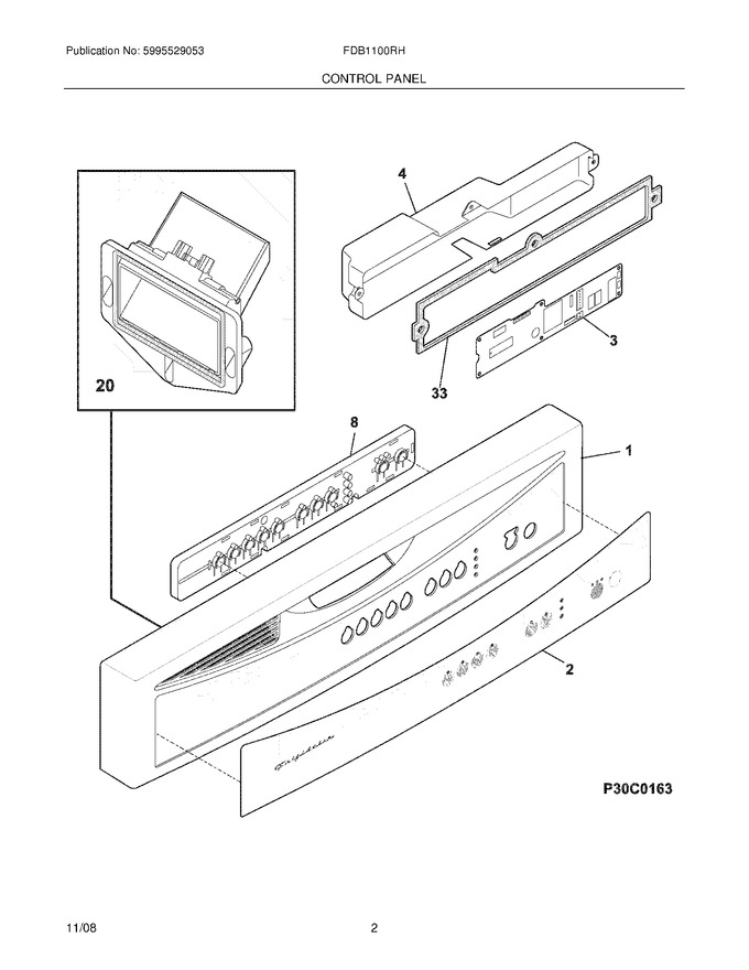 Diagram for FDB1100RHQ0