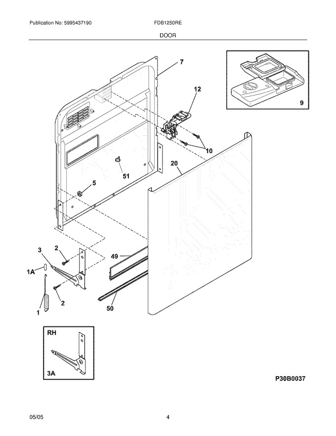 Diagram for FDB1250REQ0