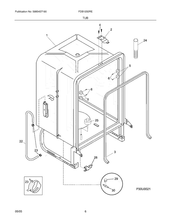 Diagram for FDB1250REQ0