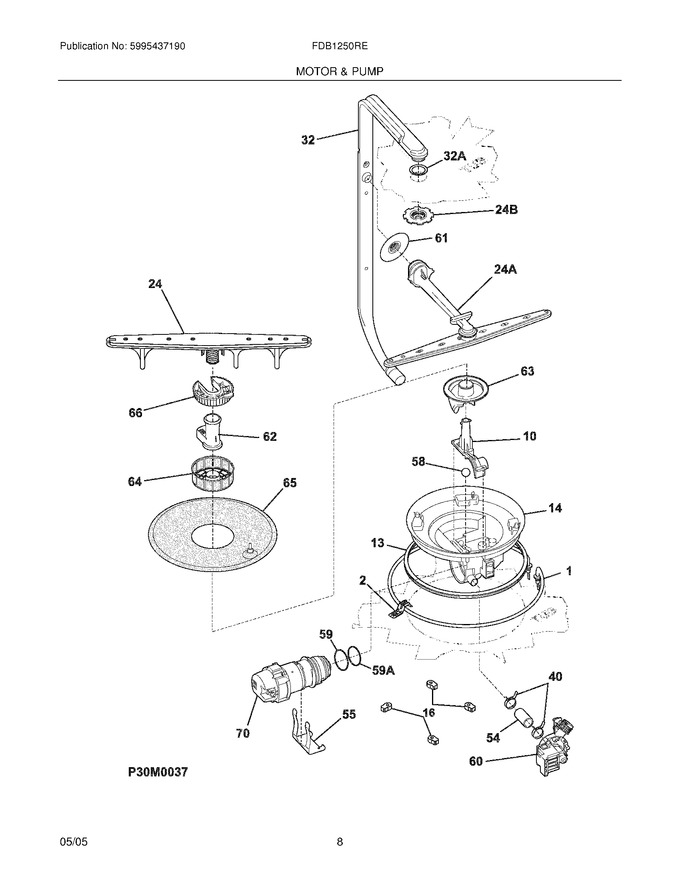 Diagram for FDB1250REC0