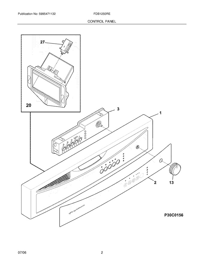 Diagram for FDB1250REC2