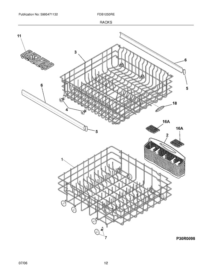 Diagram for FDB1250REQ2