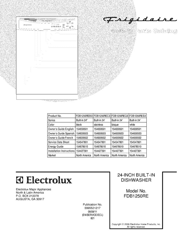 Diagram for FDB1250REB3