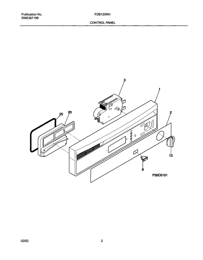 Diagram for FDB125RHB3