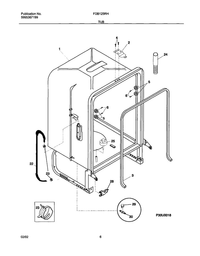 Diagram for FDB125RHS3