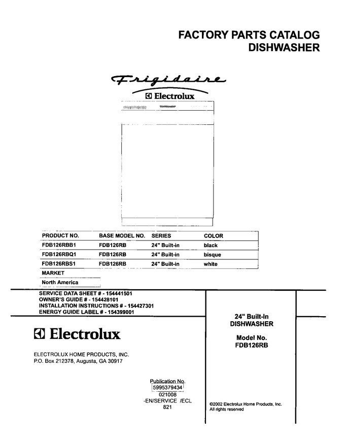 Diagram for FDB126RBS1