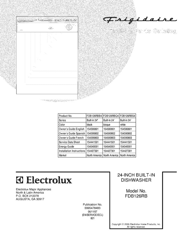 Diagram for FDB126RBS4