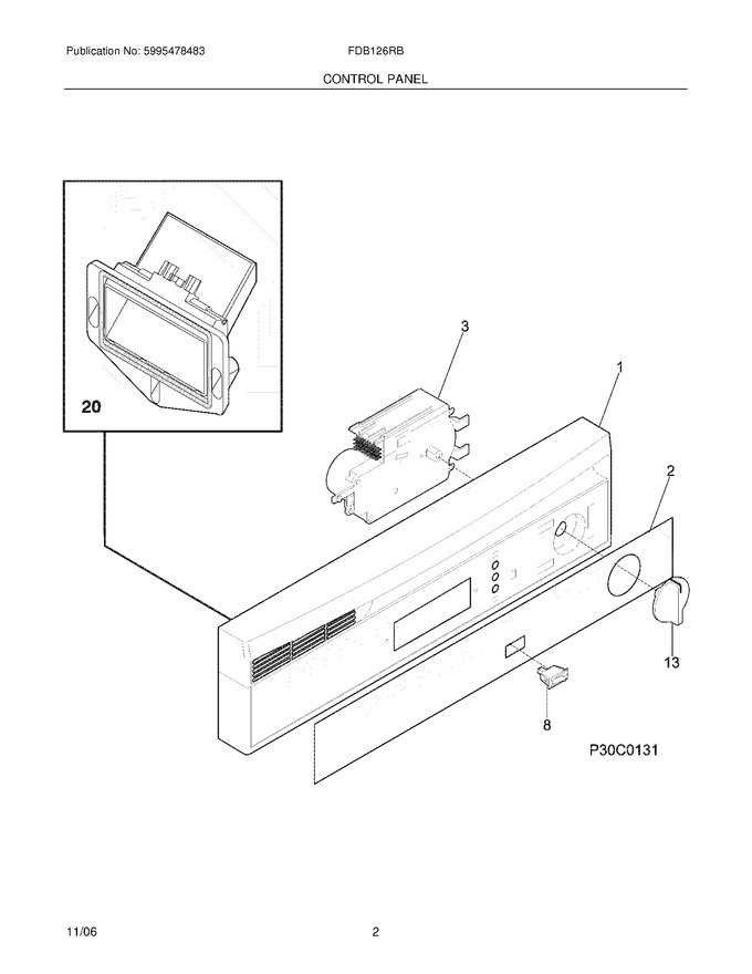 Diagram for FDB126RBS4