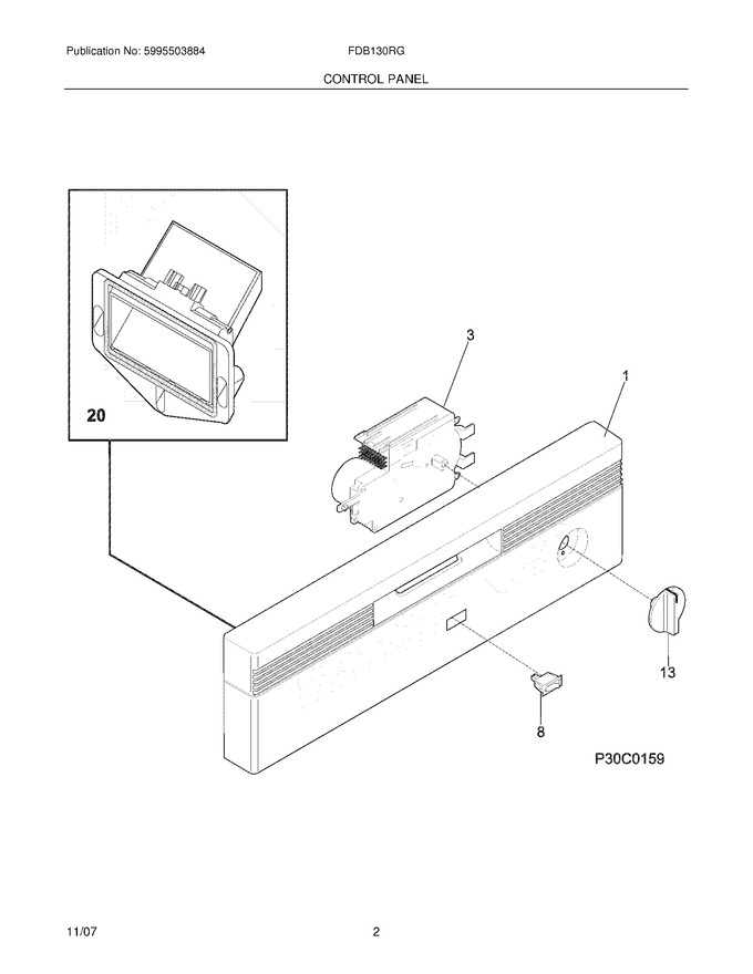 Diagram for FDB130RGB2