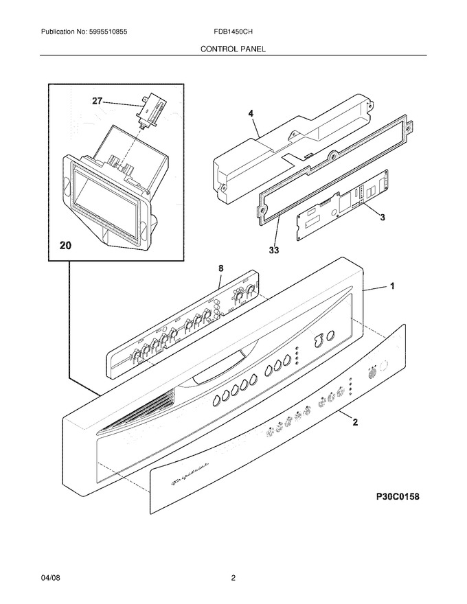 Diagram for FDB1450CHS0