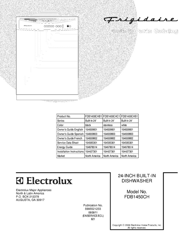 Diagram for FDB1450CHC1