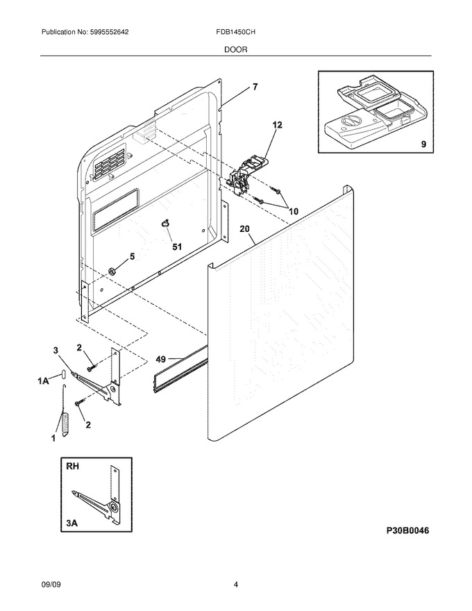 Diagram for FDB1450CHS4