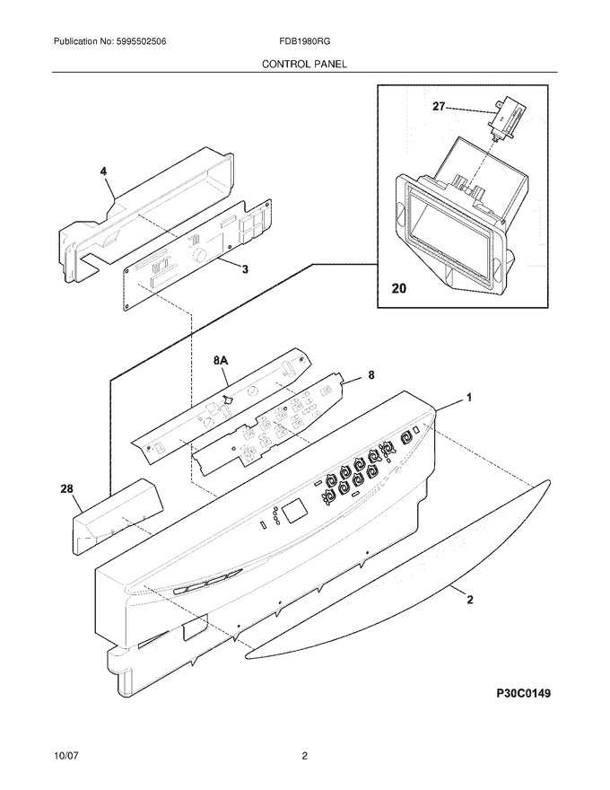 Diagram for FDB1980RGQ0