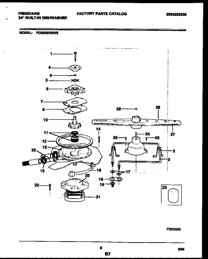 Diagram for FDB200RBW0