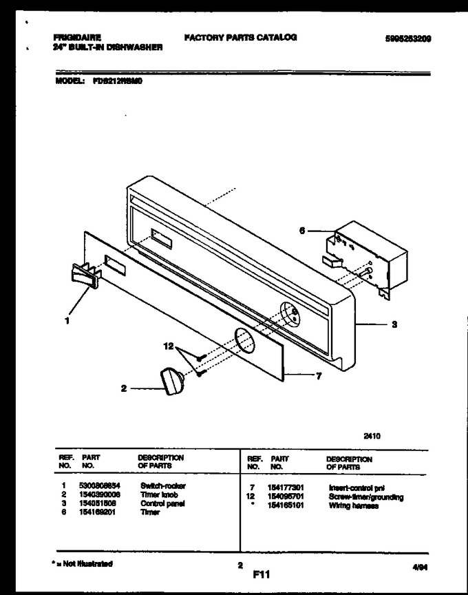 Diagram for FDB212RBM0