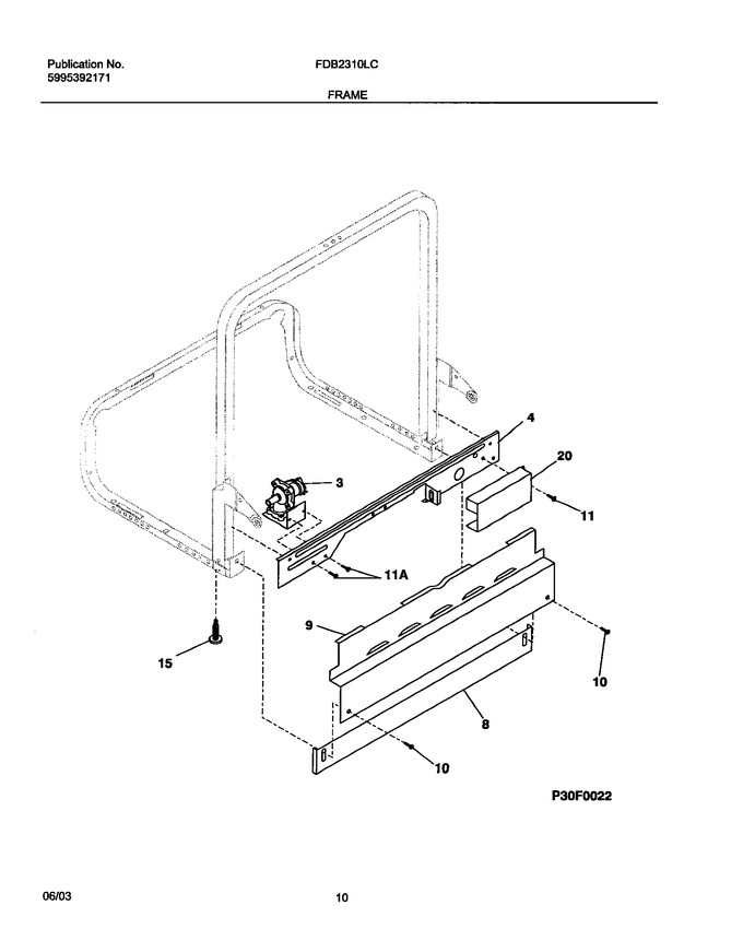 Diagram for FDB2310LCB0