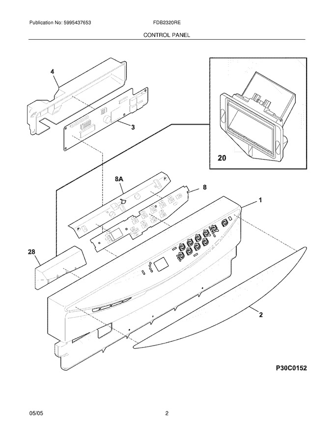 Diagram for FDB2320REB0