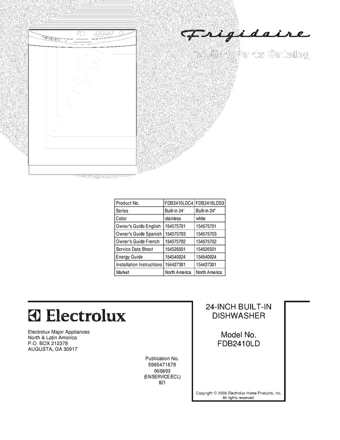 Diagram for FDB2410LDC4